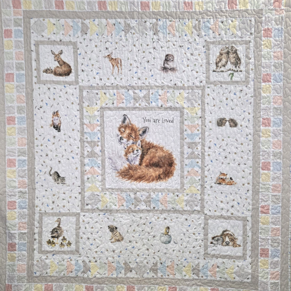 Fox You Are Loved Quilt