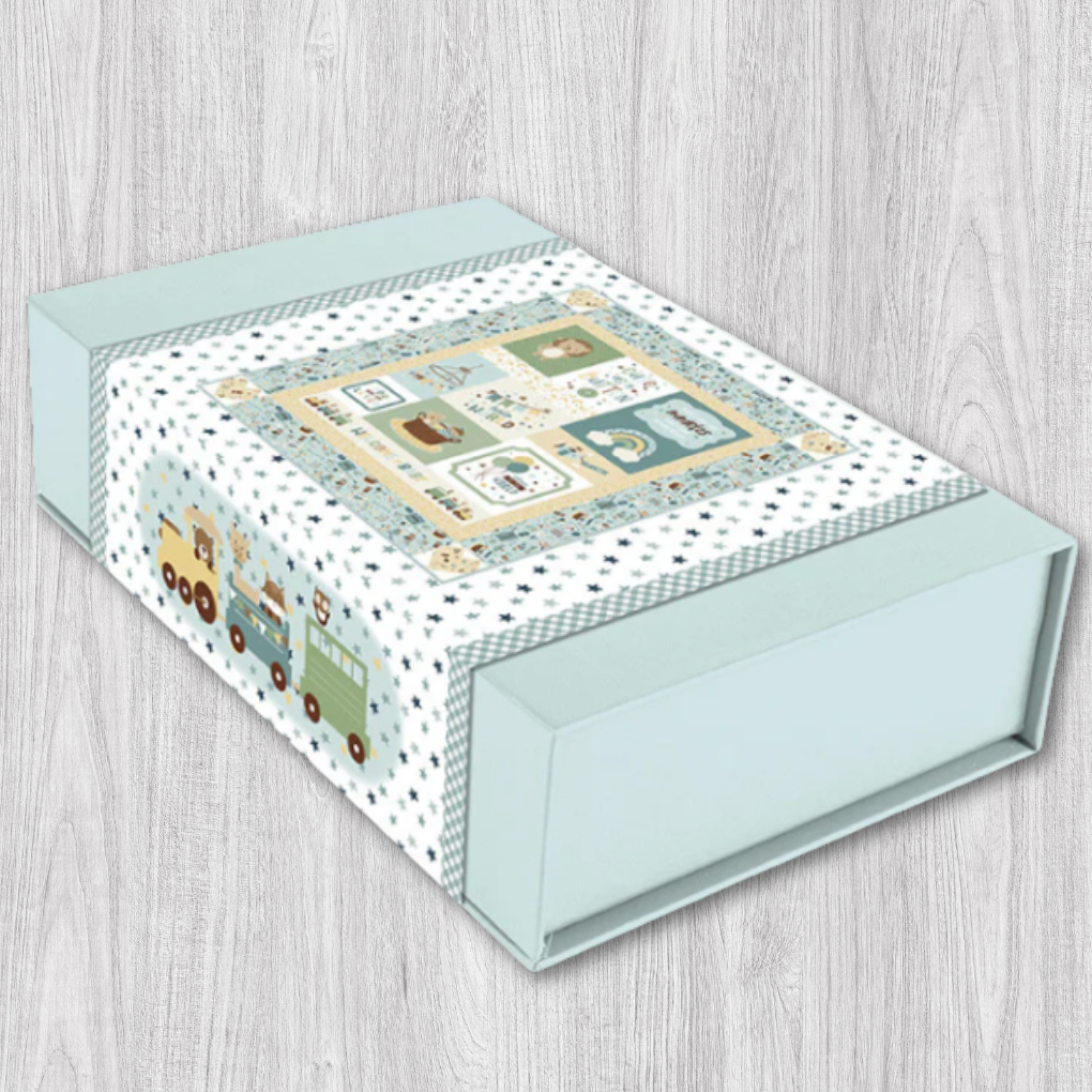 Cute As A Button Quilt Kit (Baby Boy)