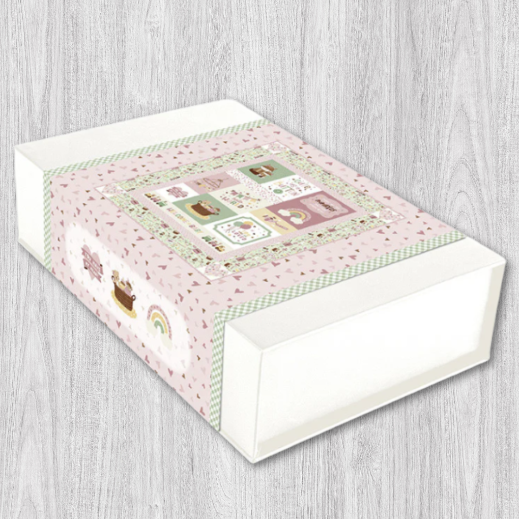 Cute As A Button Quilt Kit (Baby Girl)