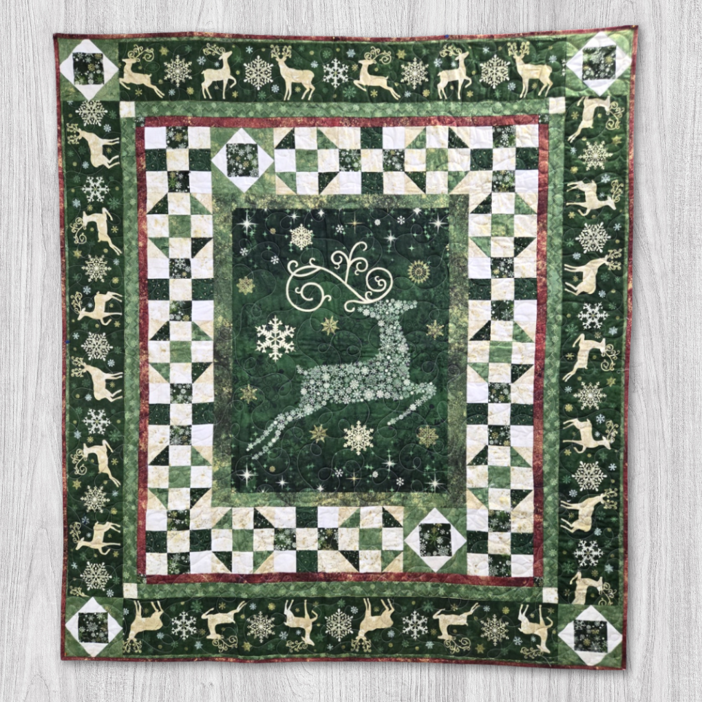 Christmas Deer Quilt