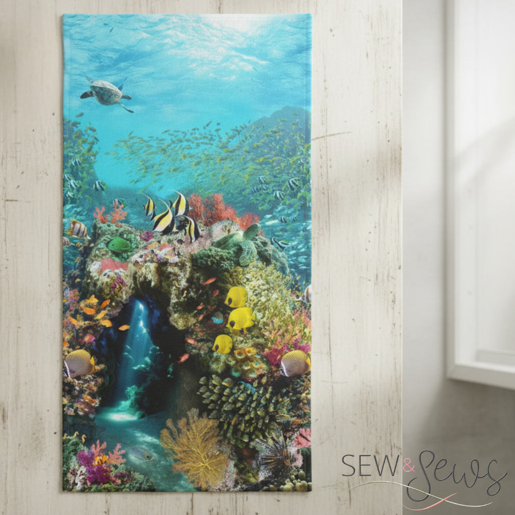 Hoffman Fabrics Beneath the Waves Panel