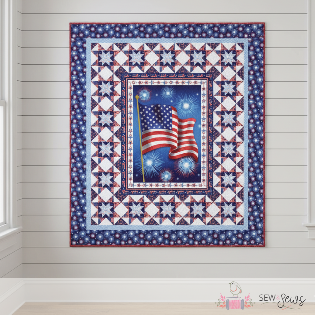 Stars & Stripes Forever Quilt Kit – Sew & Sews Inc.