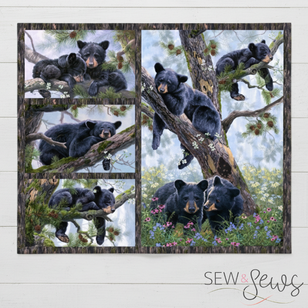 Northcott Fabrics Nature Scapes Day Dreams Block Panel by Abraham Hunter