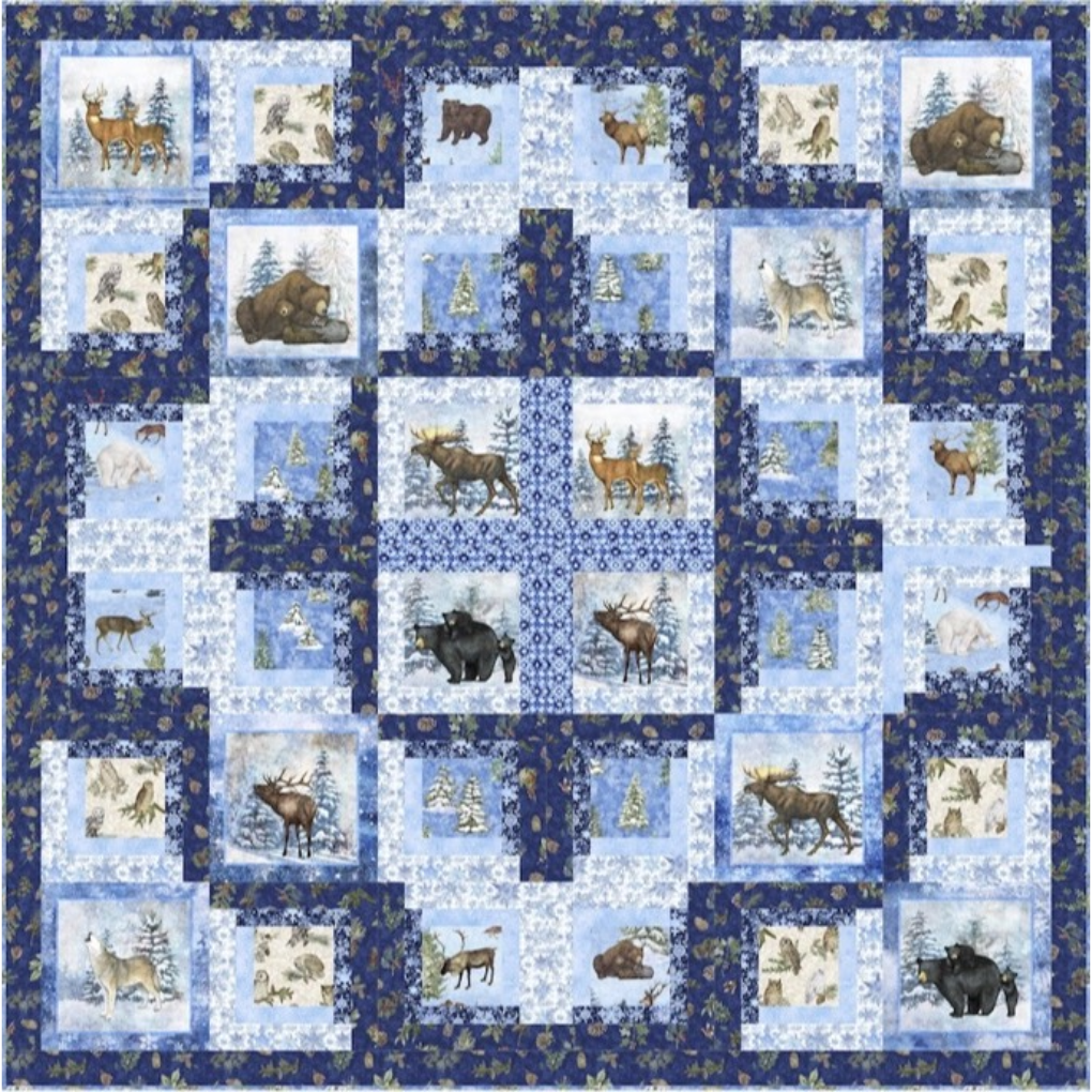 Winterhaven Quilt Kit 61” x 61”