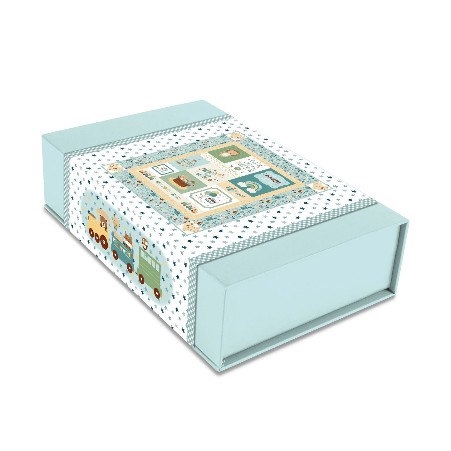 Cute As A Button Quilt Kit (Baby Boy)