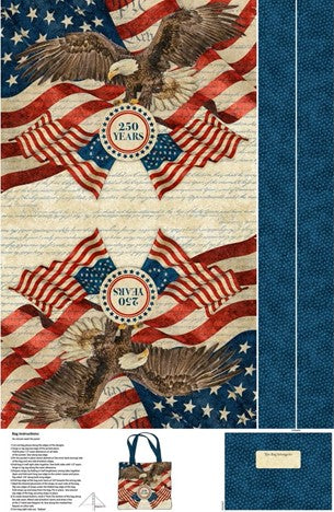 Stonehenge America 250 Canvas Bag Fabric Panel