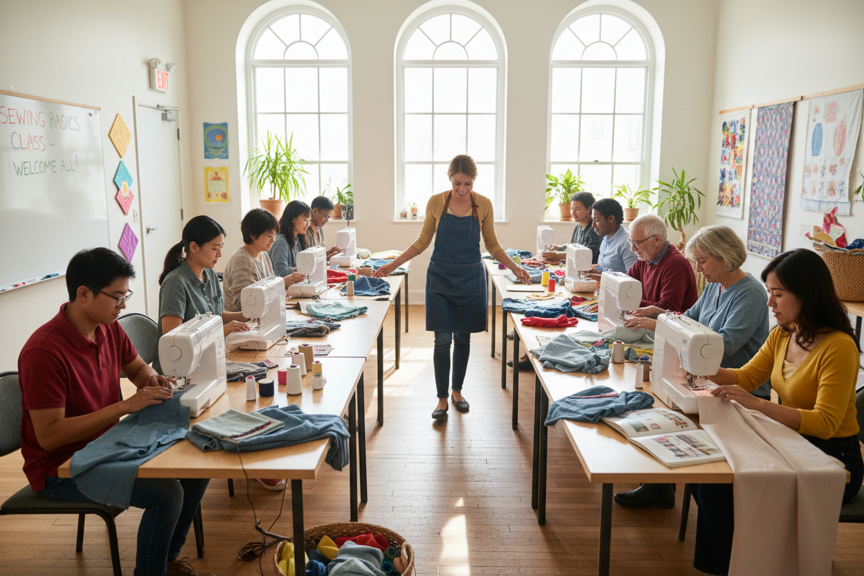 2nd annual Teach the World to Sew Day!/ September 19, 2026/ 2 hour classes back to back ALL Day