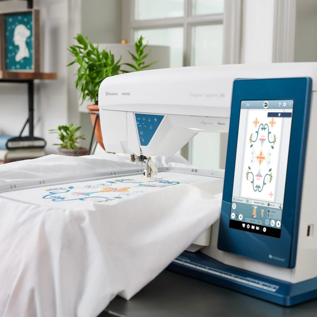 Husqvarna Viking Sapphire 85  Embroidery View