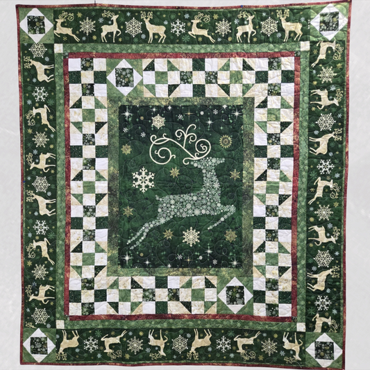 Christmas Deer Quilt