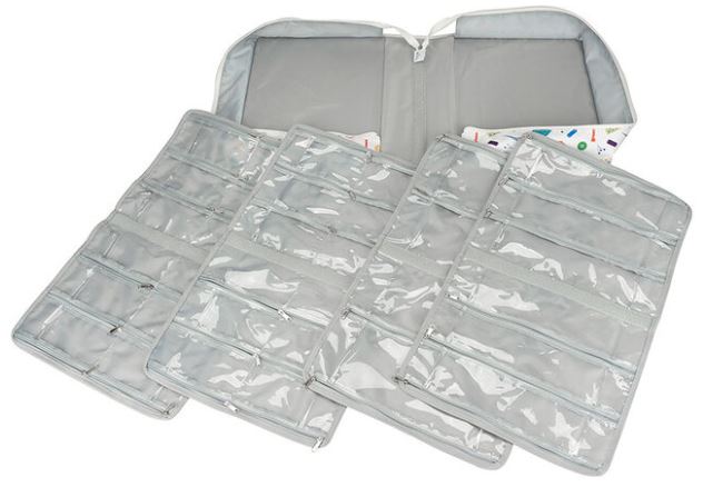 Husqvarna Viking Accessory Tote with 4 Plastic Inserts