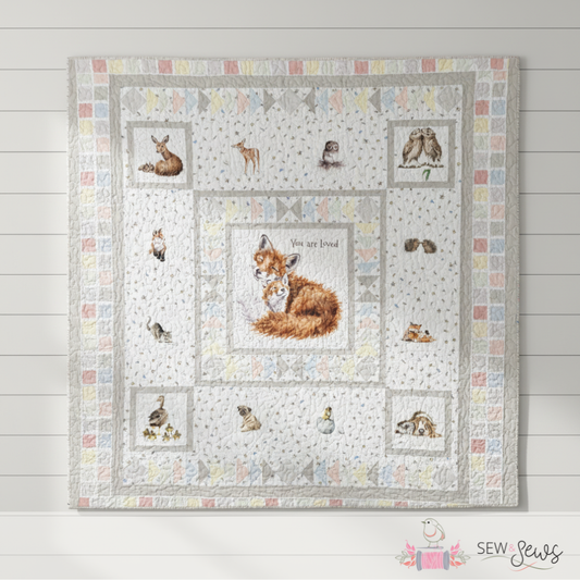 Sweet Love (Fox) Quilt Kit