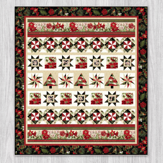 Yuletide Botanica Quilt Kit