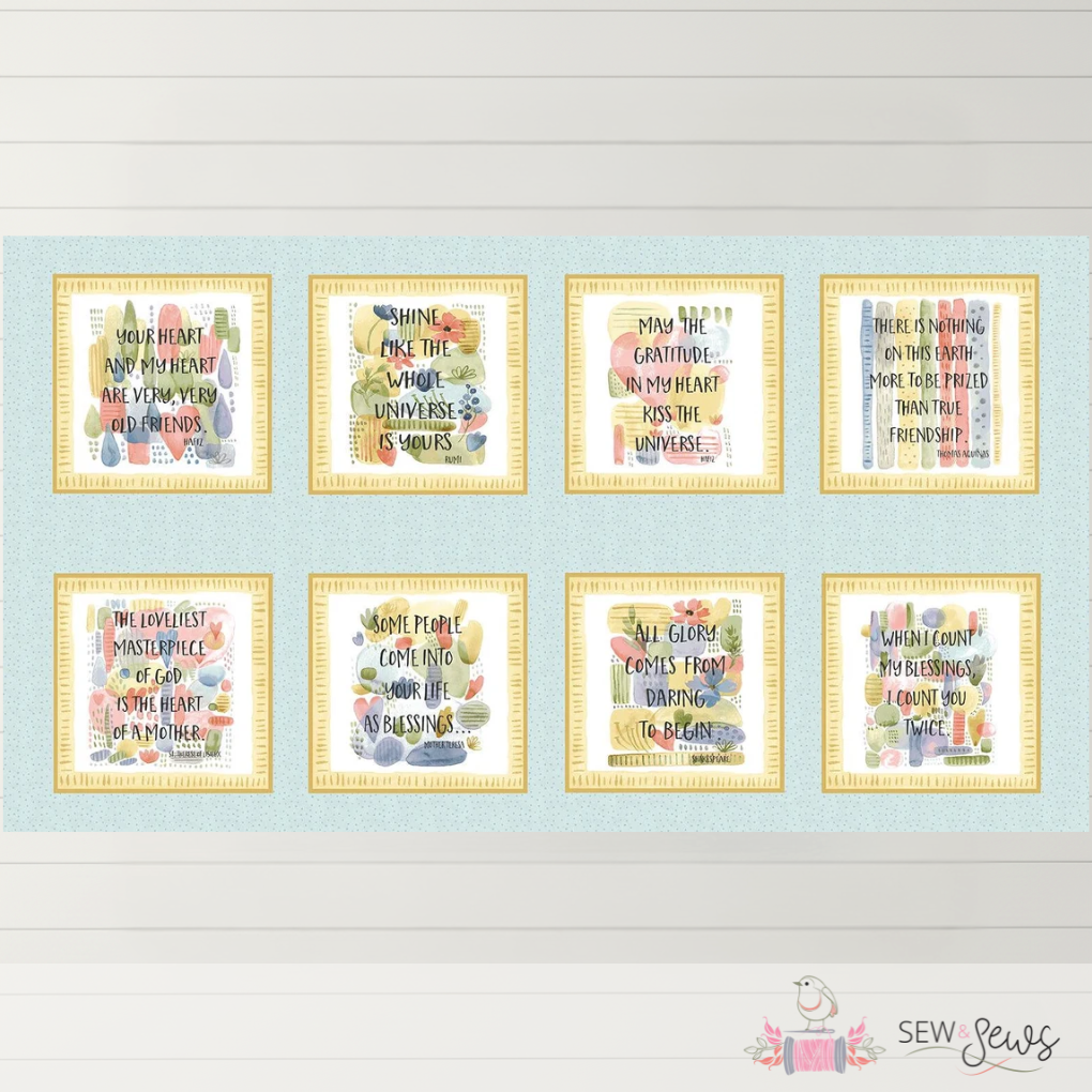Blessings Fabric Panel