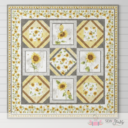 Sunflower Field Quilt Kit