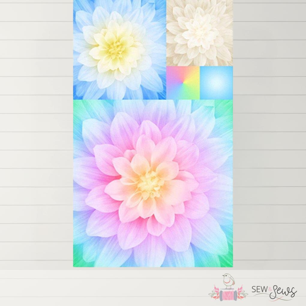 Dream Big KaBlooms Fabric Panel – Opal