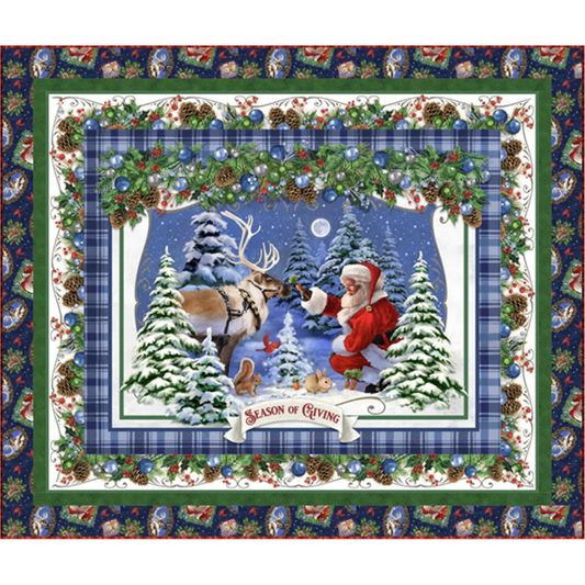Holiday Frames Quilt Kit 57” x 48”