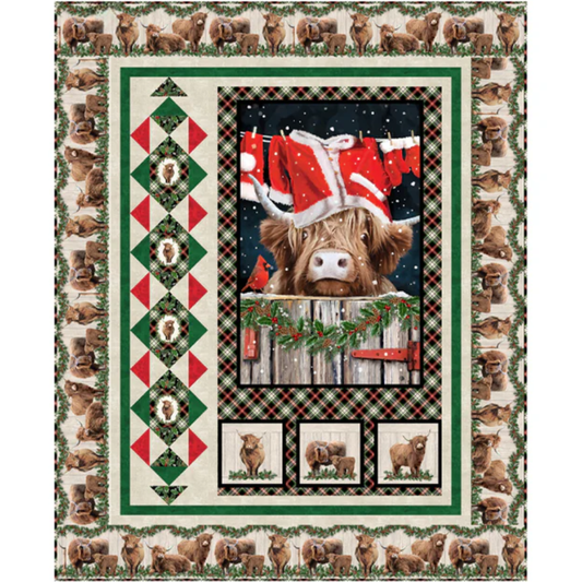 A Highland Christmas Quilt Kit 48” x 59”