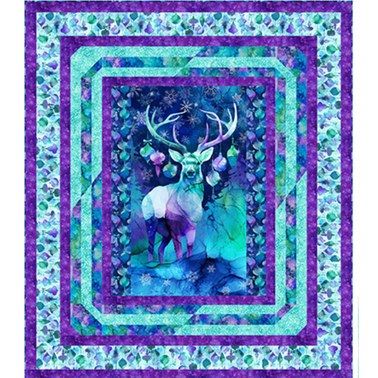 A Midwinter Magic Quilt Kit 62” x 72”