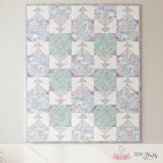 Unicorn Sparkle Quilt Kit