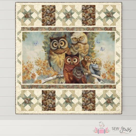 Hoot Stars Quilt Kit