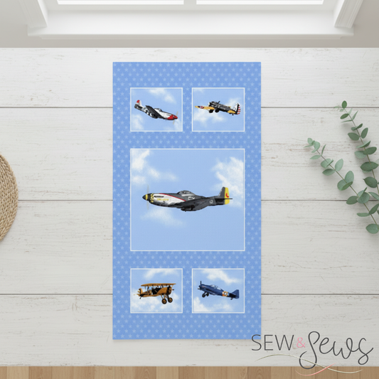 Studio E Fabrics Boeing Air Show Antique Planes Panel