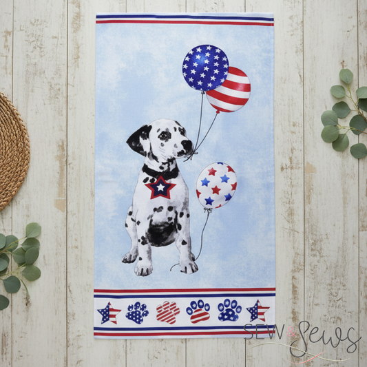 Studio E Fabrics Paws for America w/Multi Paws Panel by Jill Meyer
