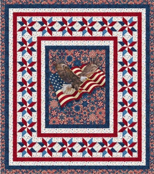 Stars & Stripes 14 Wings of Freedom Quilt Kit