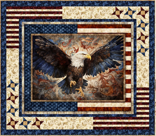 Stars Around 1776 Wall Quilt with Tammy | Three-day Class | Tue-Thu, Aug 4-6, 2026 | 10:00 am-4:00 pm
