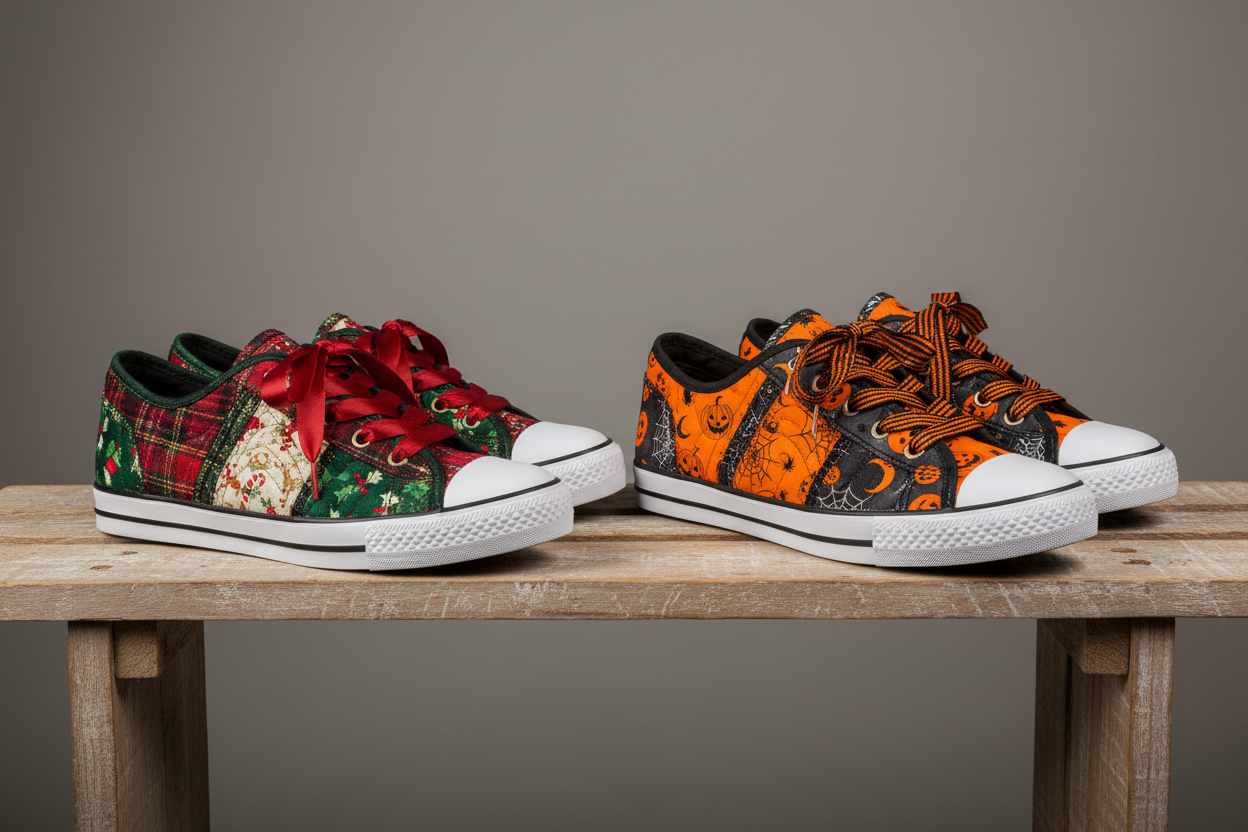 Quilted Tennis Shoe Workshop with Cina/ October 23-24,2026/ 10am-4pm