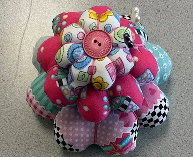 Flower Petal Pin Cushion Class